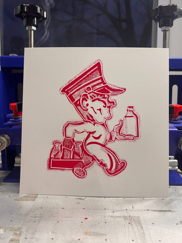 Milk Man Neon Sign