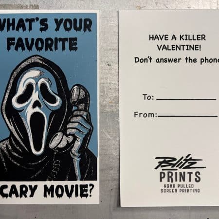 Ghostface Scream Valentine’s Day Card