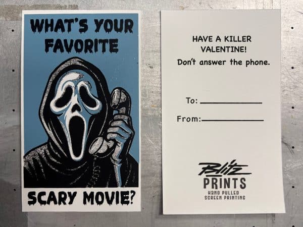 Ghostface Scream Valentine’s Day Card