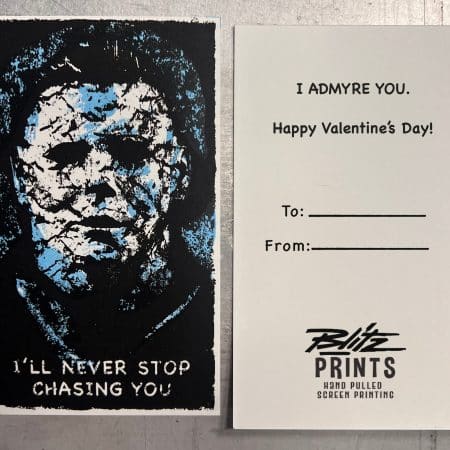 Michael Myers Zombie Valentine’s Day Card